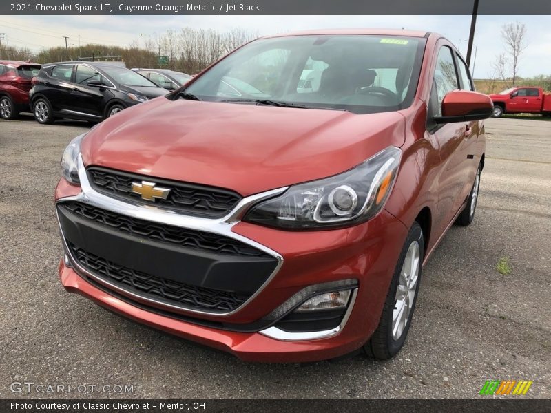Cayenne Orange Metallic / Jet Black 2021 Chevrolet Spark LT