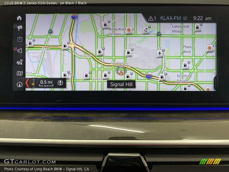 Jet Black / Black 2018 BMW 5 Series 530i Sedan