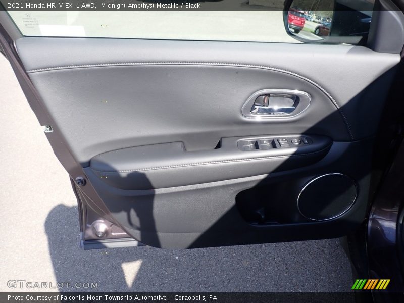 Midnight Amethyst Metallic / Black 2021 Honda HR-V EX-L AWD