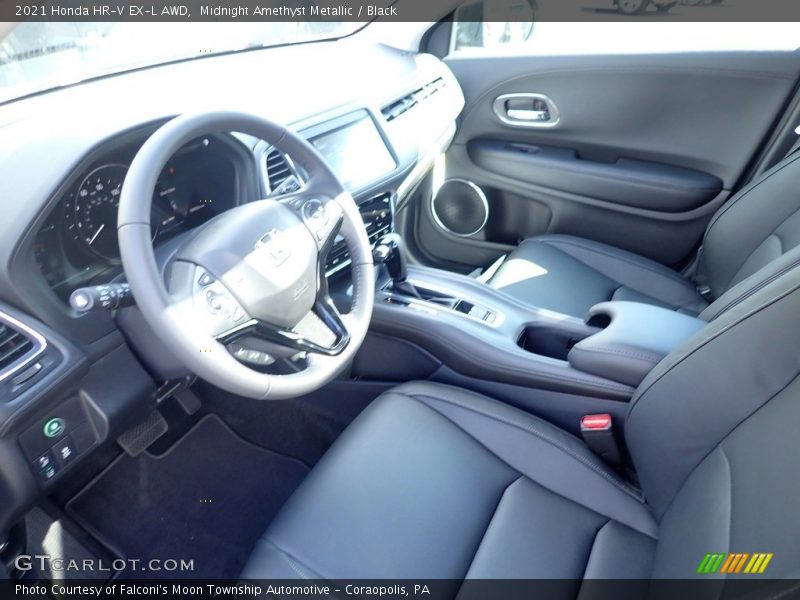 Midnight Amethyst Metallic / Black 2021 Honda HR-V EX-L AWD