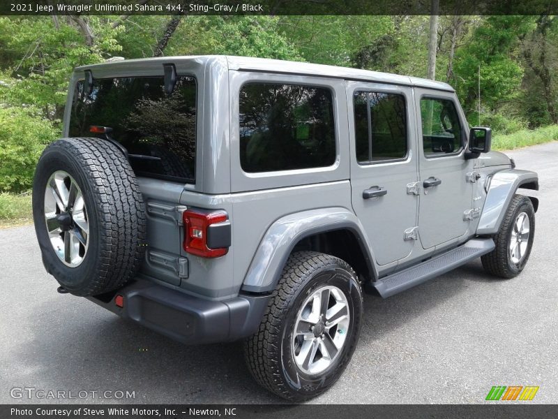 Sting-Gray / Black 2021 Jeep Wrangler Unlimited Sahara 4x4