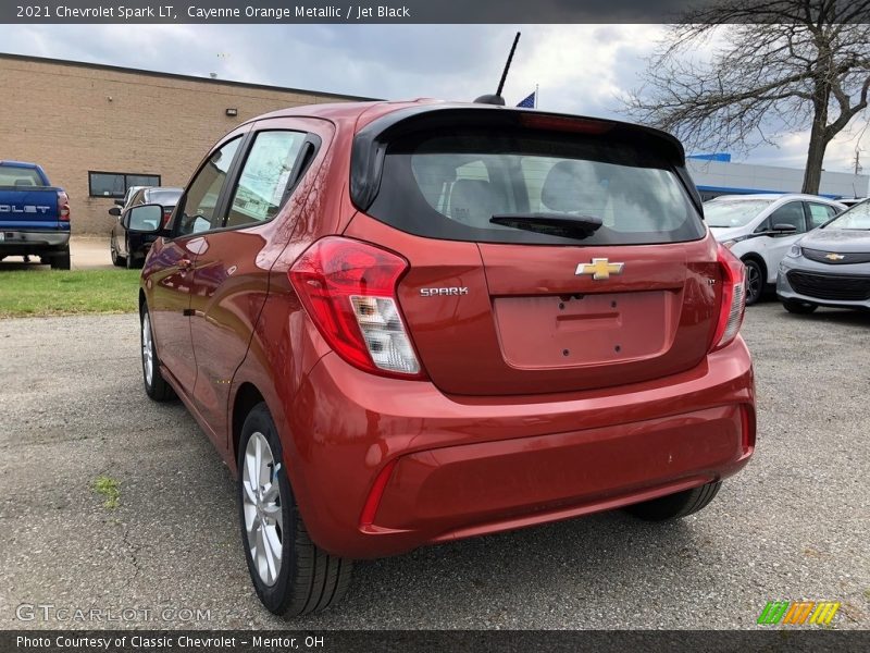 Cayenne Orange Metallic / Jet Black 2021 Chevrolet Spark LT