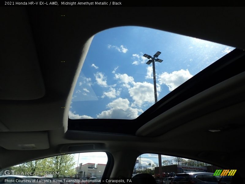 Midnight Amethyst Metallic / Black 2021 Honda HR-V EX-L AWD