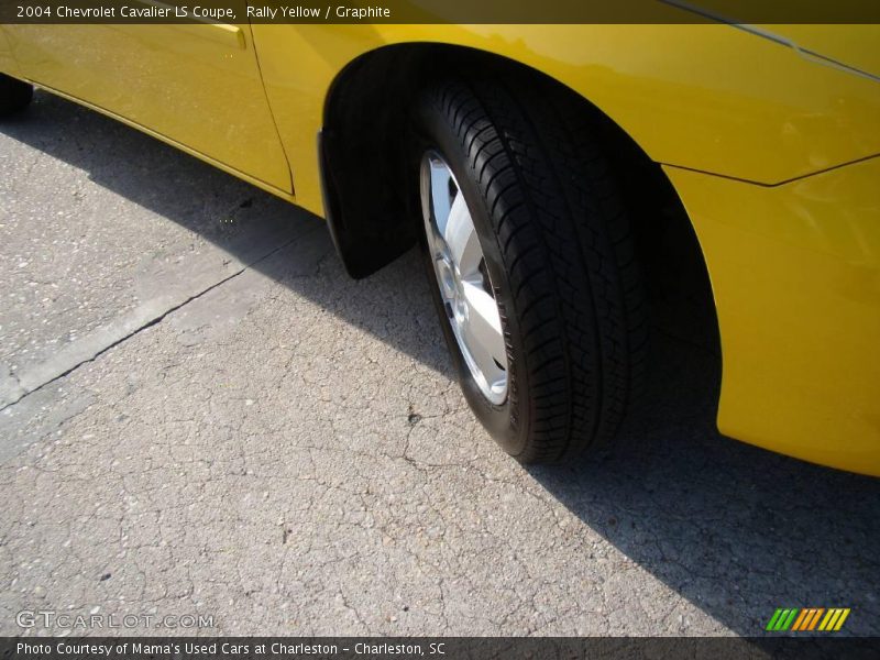 Rally Yellow / Graphite 2004 Chevrolet Cavalier LS Coupe