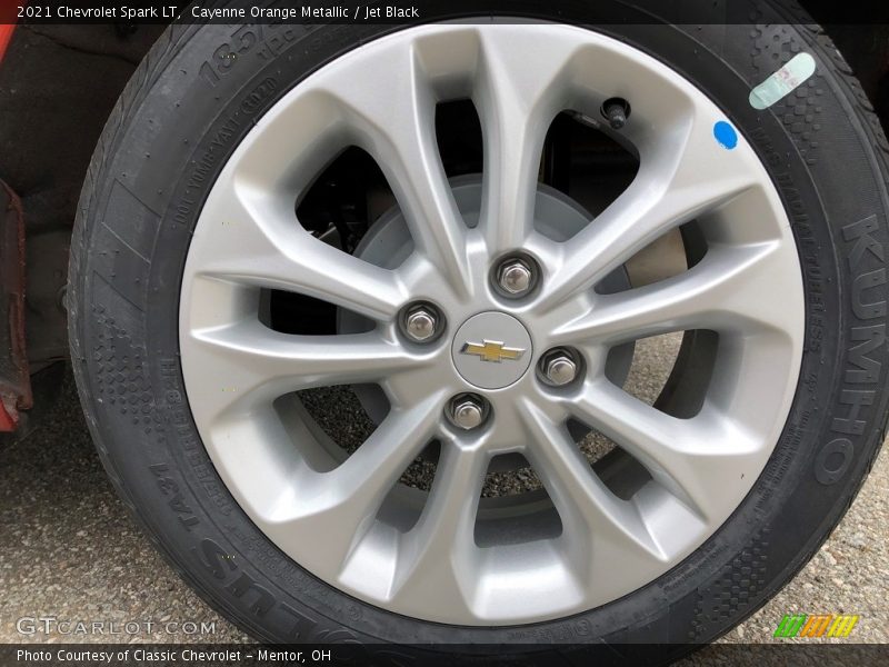 Cayenne Orange Metallic / Jet Black 2021 Chevrolet Spark LT