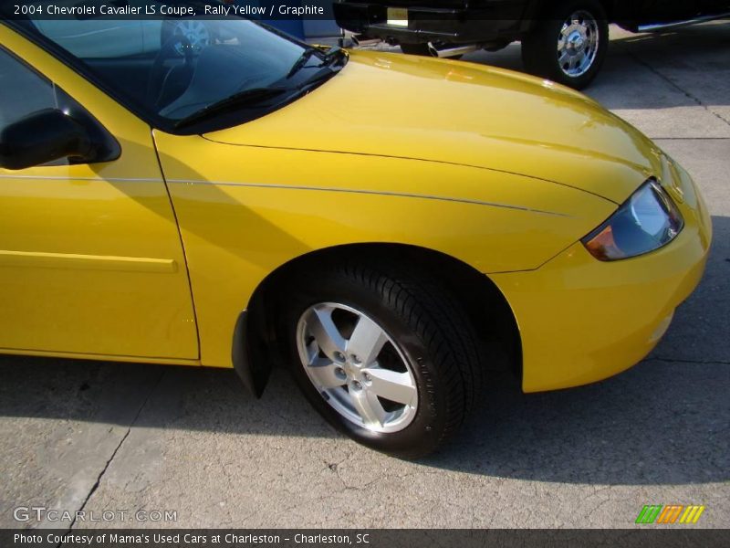 Rally Yellow / Graphite 2004 Chevrolet Cavalier LS Coupe