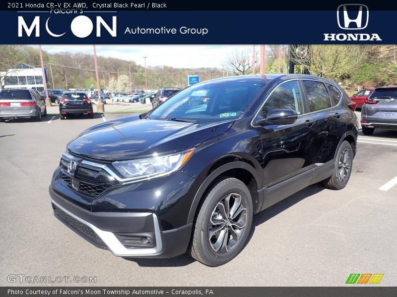 Crystal Black Pearl / Black 2021 Honda CR-V EX AWD