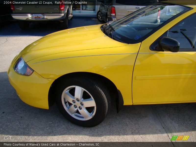 Rally Yellow / Graphite 2004 Chevrolet Cavalier LS Coupe
