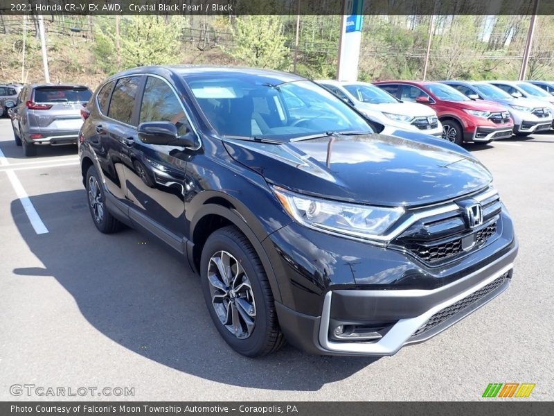 Crystal Black Pearl / Black 2021 Honda CR-V EX AWD