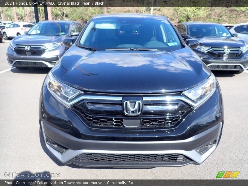 Crystal Black Pearl / Black 2021 Honda CR-V EX AWD