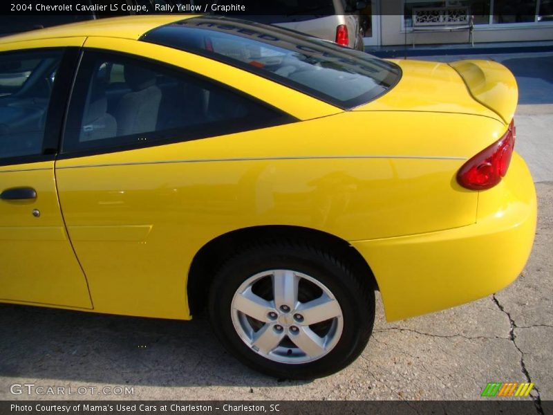 Rally Yellow / Graphite 2004 Chevrolet Cavalier LS Coupe