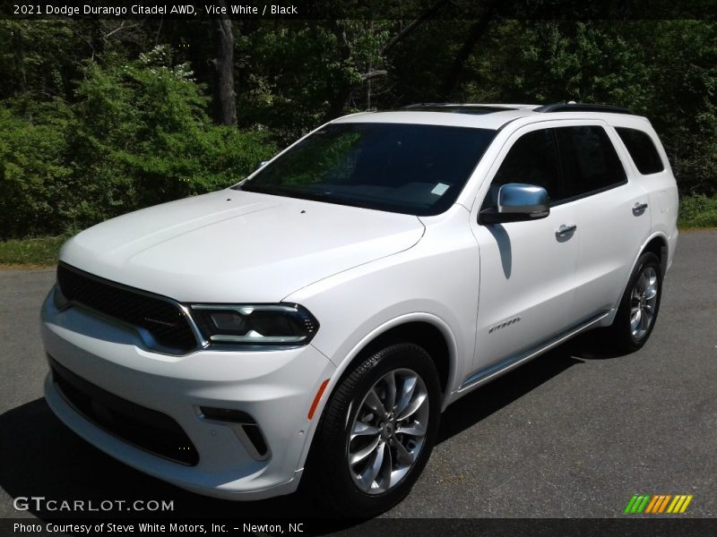 Vice White / Black 2021 Dodge Durango Citadel AWD