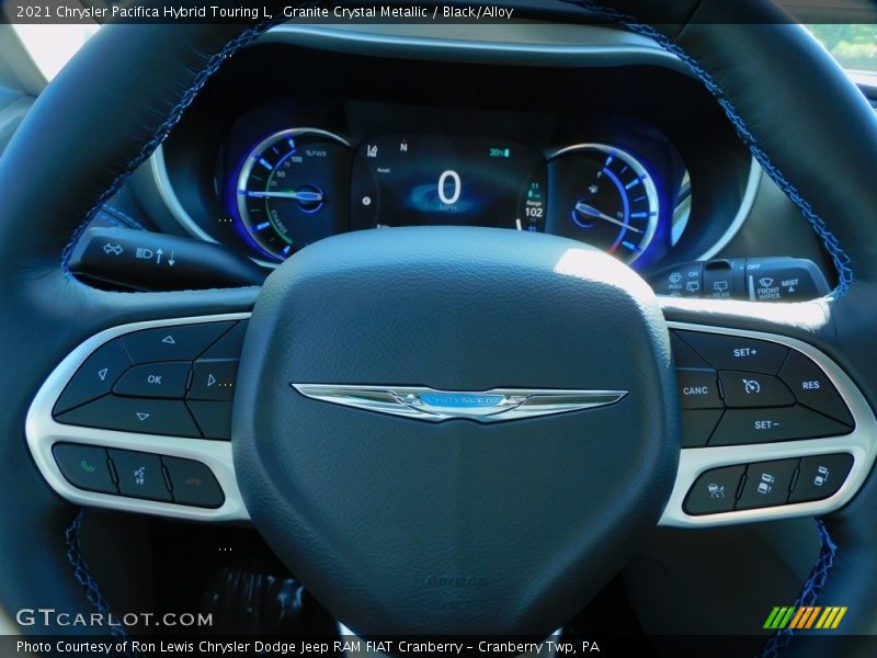Granite Crystal Metallic / Black/Alloy 2021 Chrysler Pacifica Hybrid Touring L