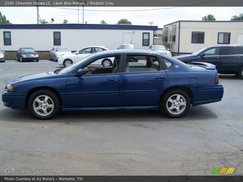 Laser Blue Metallic / Medium Gray 2005 Chevrolet Impala LS