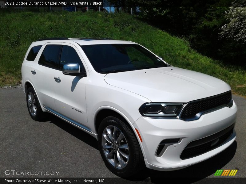 Vice White / Black 2021 Dodge Durango Citadel AWD