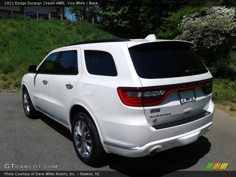 Vice White / Black 2021 Dodge Durango Citadel AWD