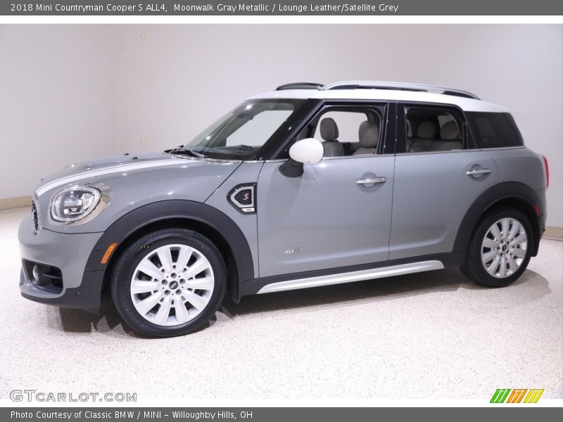 Moonwalk Gray Metallic / Lounge Leather/Satellite Grey 2018 Mini Countryman Cooper S ALL4
