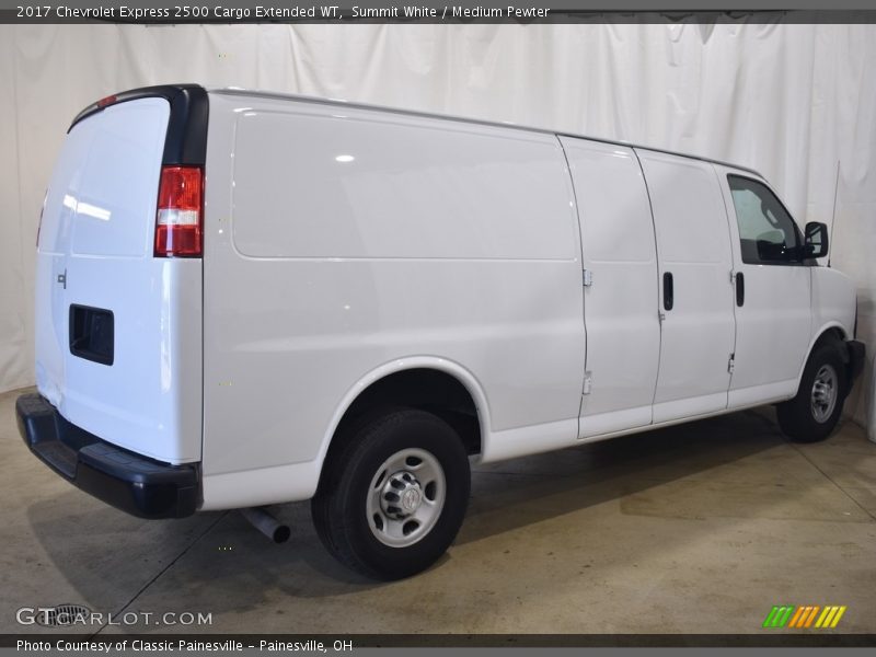 Summit White / Medium Pewter 2017 Chevrolet Express 2500 Cargo Extended WT