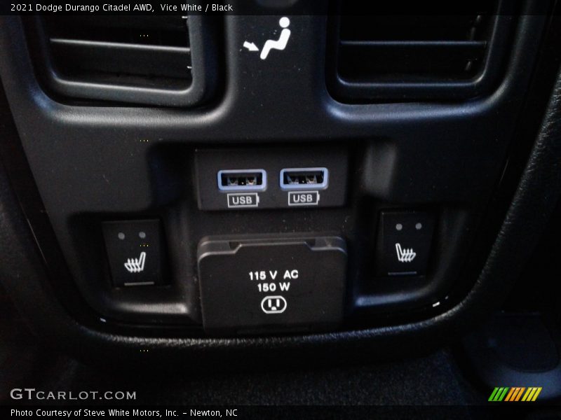 Vice White / Black 2021 Dodge Durango Citadel AWD