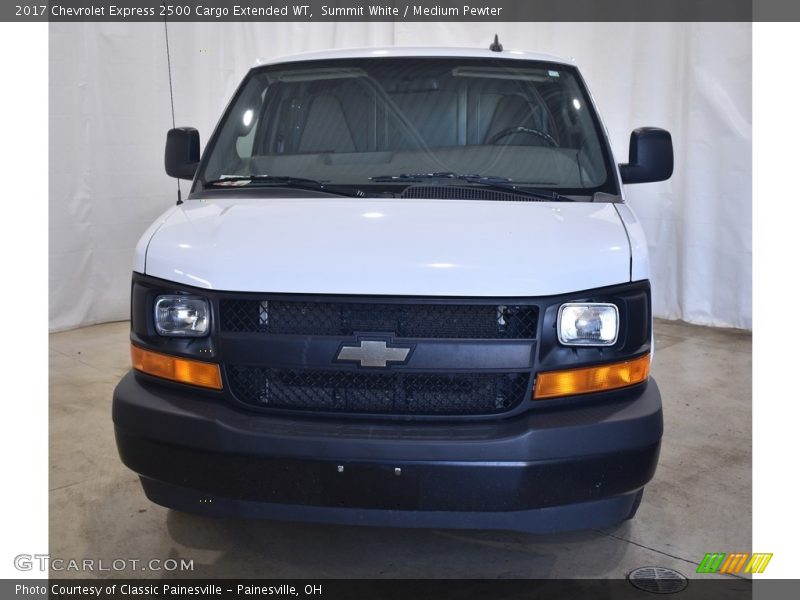 Summit White / Medium Pewter 2017 Chevrolet Express 2500 Cargo Extended WT