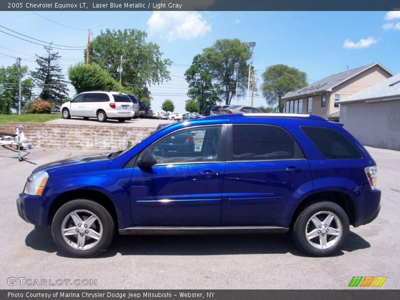 Laser Blue Metallic / Light Gray 2005 Chevrolet Equinox LT