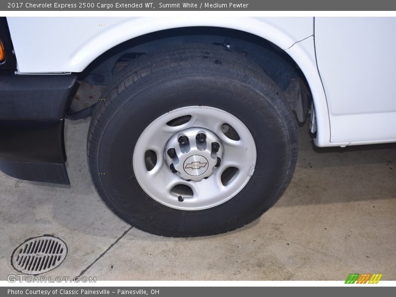 Summit White / Medium Pewter 2017 Chevrolet Express 2500 Cargo Extended WT