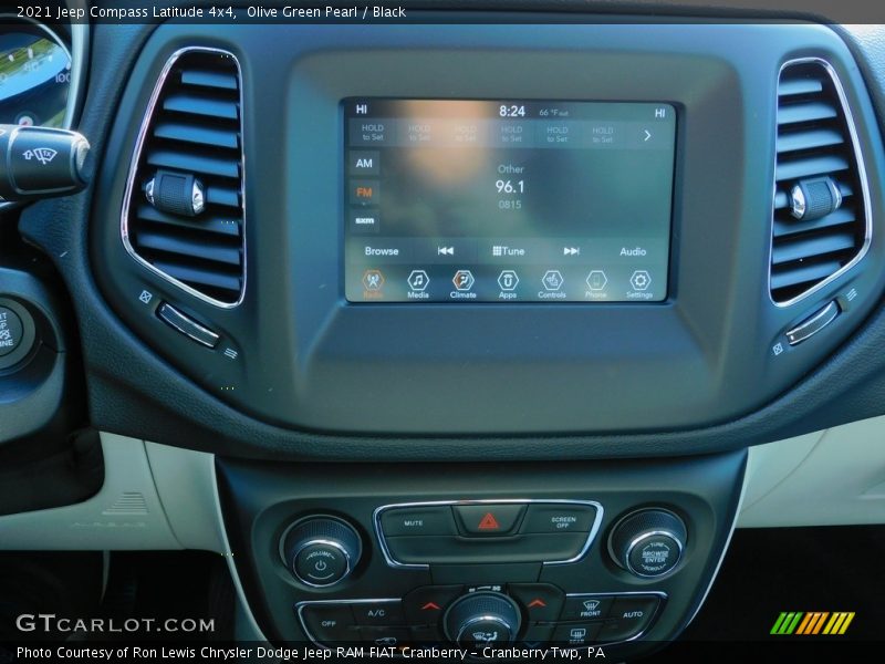 Olive Green Pearl / Black 2021 Jeep Compass Latitude 4x4