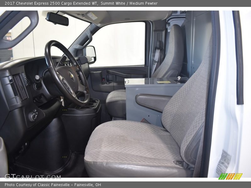 Summit White / Medium Pewter 2017 Chevrolet Express 2500 Cargo Extended WT
