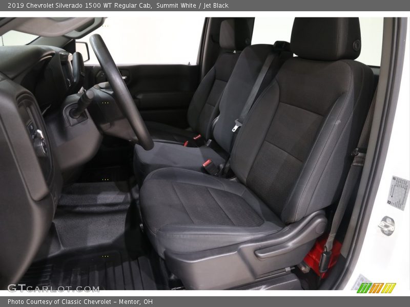 Summit White / Jet Black 2019 Chevrolet Silverado 1500 WT Regular Cab