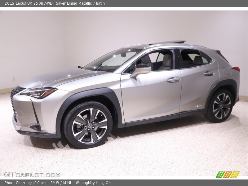Silver Lining Metallic / Birch 2019 Lexus UX 250h AWD