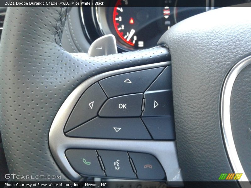 Vice White / Black 2021 Dodge Durango Citadel AWD