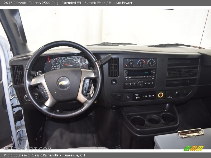 Summit White / Medium Pewter 2017 Chevrolet Express 2500 Cargo Extended WT