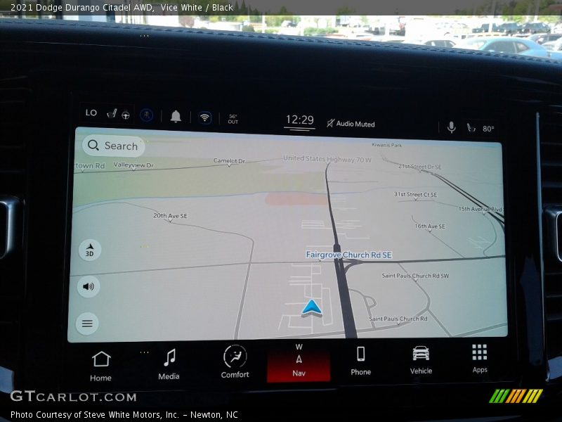 Vice White / Black 2021 Dodge Durango Citadel AWD