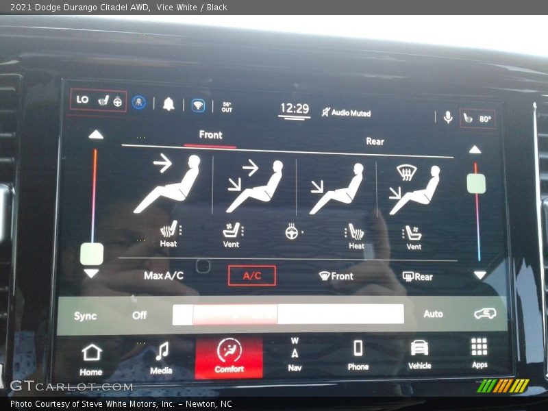 Vice White / Black 2021 Dodge Durango Citadel AWD