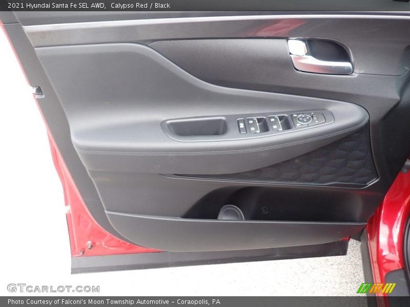 Calypso Red / Black 2021 Hyundai Santa Fe SEL AWD