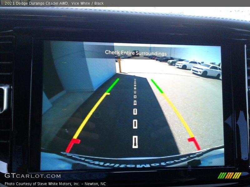 Vice White / Black 2021 Dodge Durango Citadel AWD