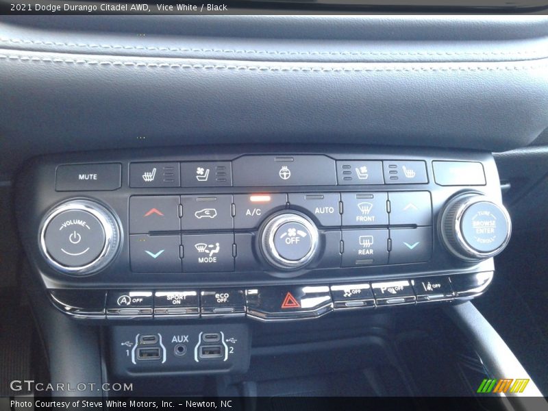 Vice White / Black 2021 Dodge Durango Citadel AWD
