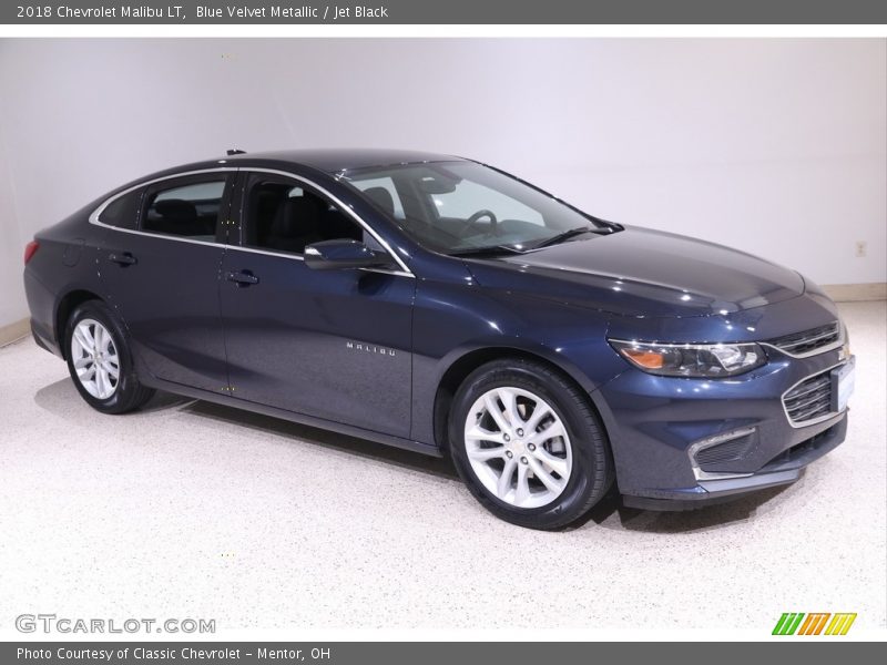 Blue Velvet Metallic / Jet Black 2018 Chevrolet Malibu LT