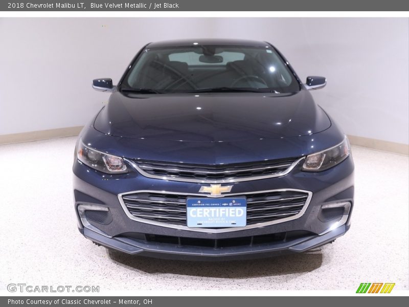 Blue Velvet Metallic / Jet Black 2018 Chevrolet Malibu LT