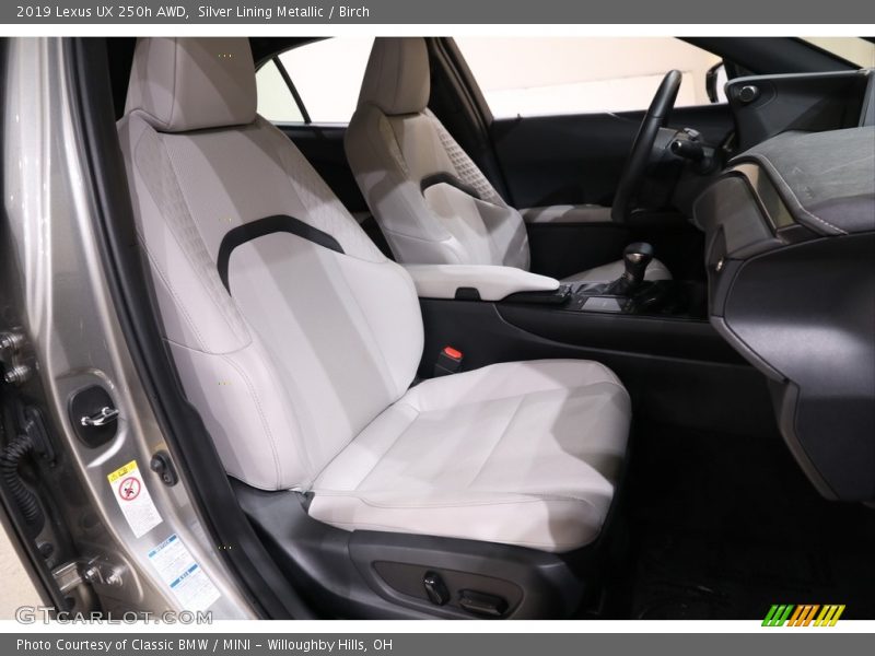 Front Seat of 2019 UX 250h AWD
