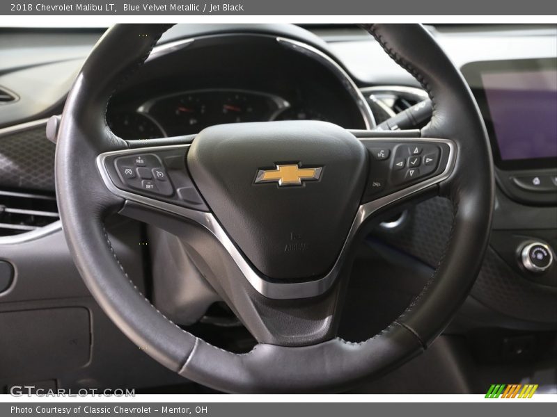 Blue Velvet Metallic / Jet Black 2018 Chevrolet Malibu LT