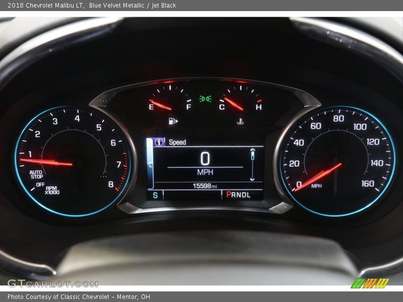 Blue Velvet Metallic / Jet Black 2018 Chevrolet Malibu LT