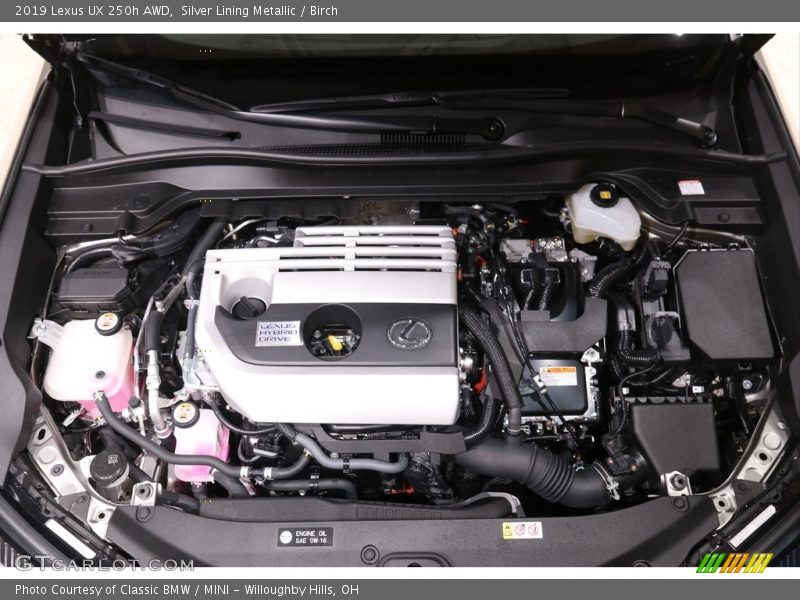  2019 UX 250h AWD Engine - 2.0 Liter DOHC 16-Valve VVT-i 4 Cylinder Gasoline/Electric Hybrid