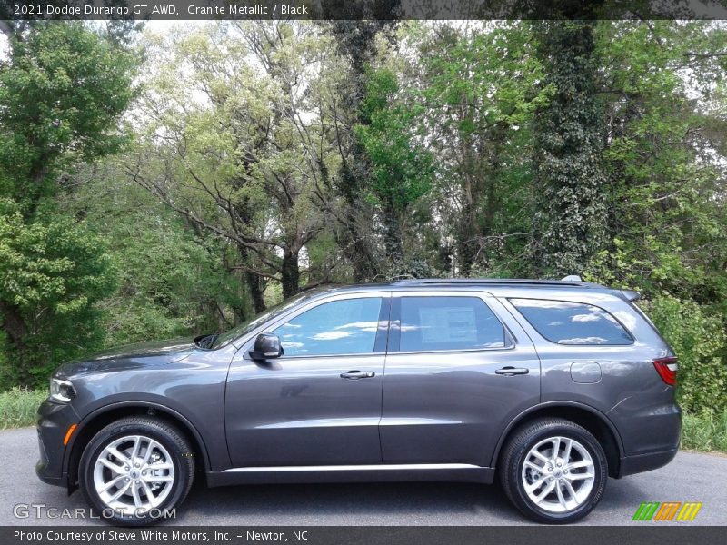 Granite Metallic / Black 2021 Dodge Durango GT AWD