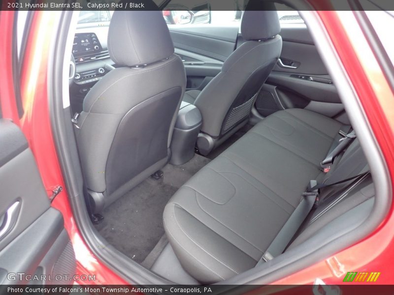 Calypso Red / Black 2021 Hyundai Elantra SEL
