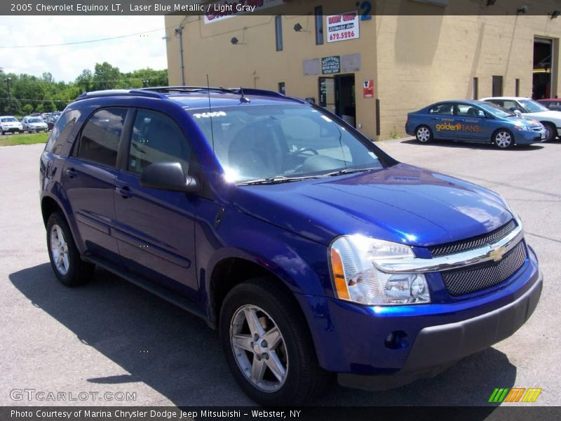 Laser Blue Metallic / Light Gray 2005 Chevrolet Equinox LT