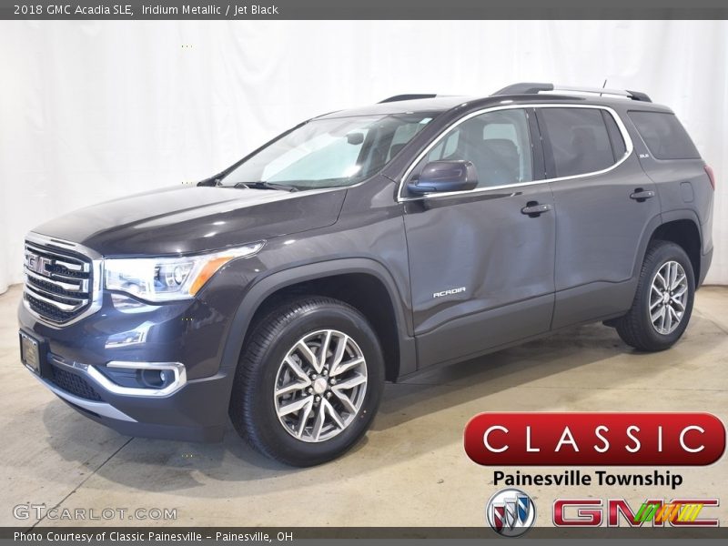 Iridium Metallic / Jet Black 2018 GMC Acadia SLE
