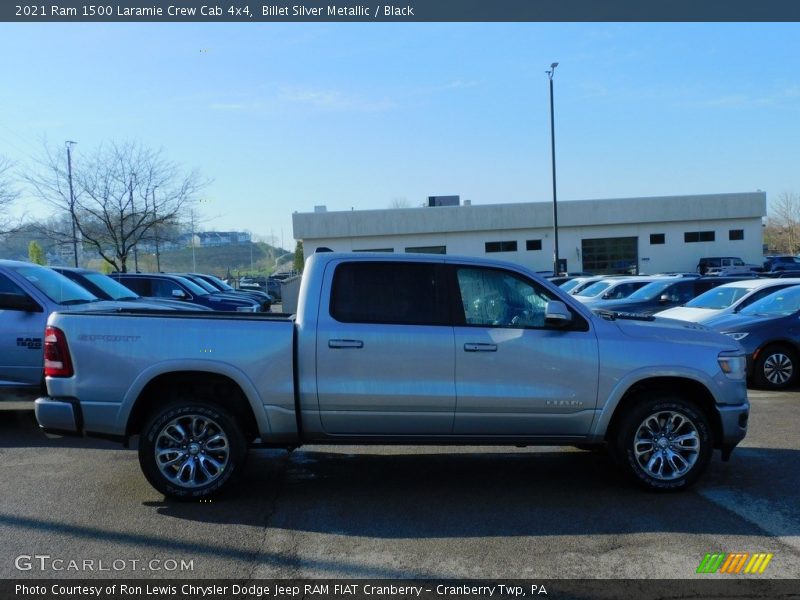 Billet Silver Metallic / Black 2021 Ram 1500 Laramie Crew Cab 4x4