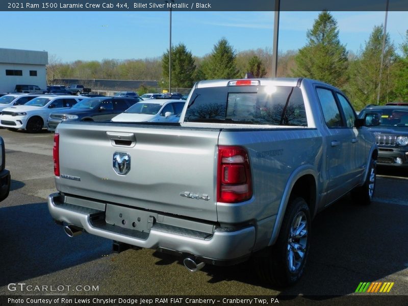 Billet Silver Metallic / Black 2021 Ram 1500 Laramie Crew Cab 4x4