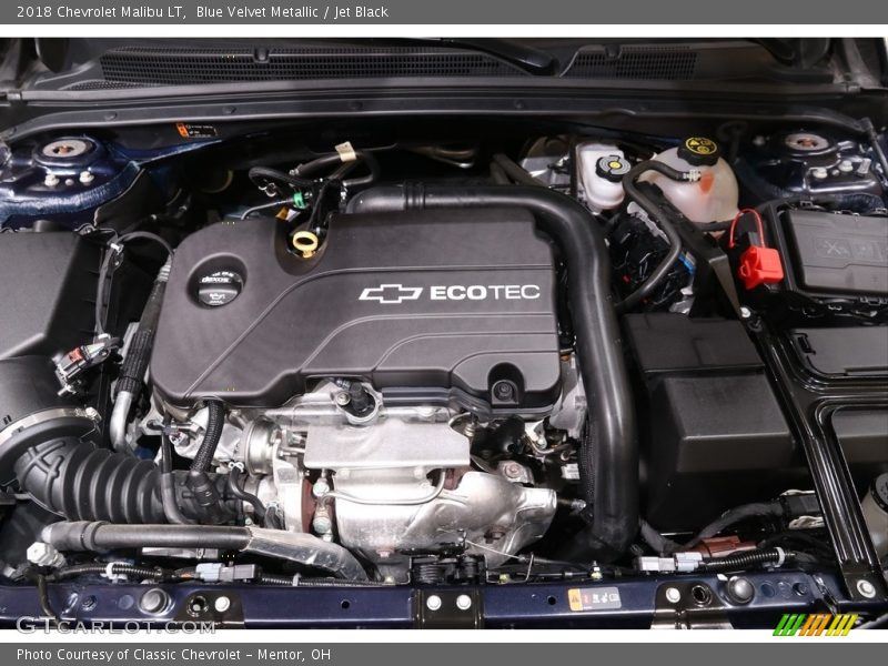 Blue Velvet Metallic / Jet Black 2018 Chevrolet Malibu LT